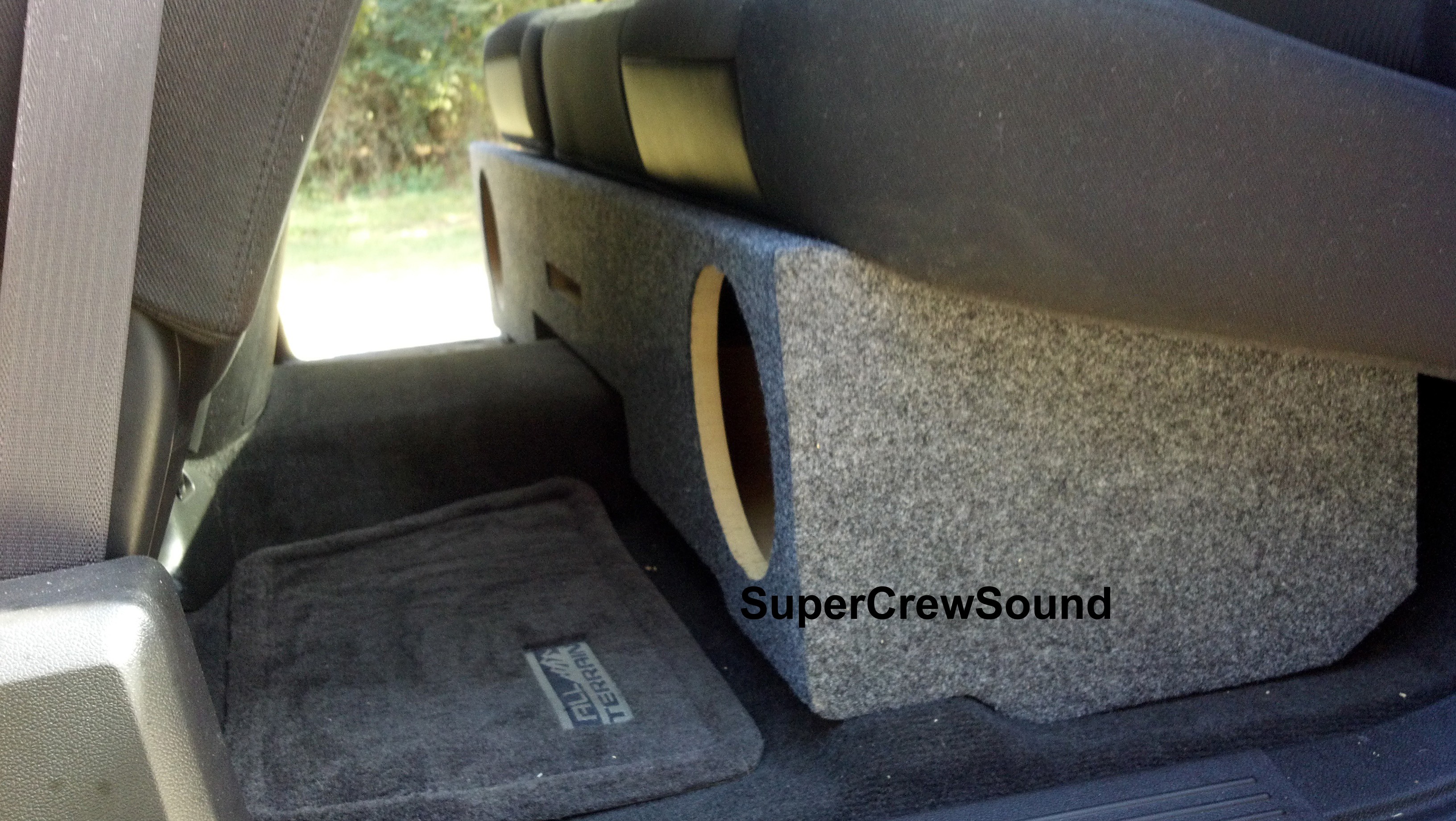 Chevy Silverado / GMC Sierra Extended Cab 07-13 Ported Dual Subwoofer Box