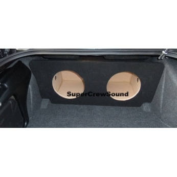 2008 ver 2 Dodge CHALLENGER SUB BOX Subwoofer Speaker Enclosure 2-12" 