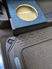 Dodge Ram Crew Cab 2019-20 Single Subwoofer Box