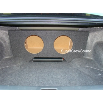 Single Sub Custom Sub Enclosure Subwoofer Speaker Box For 08-12 Honda Accord 