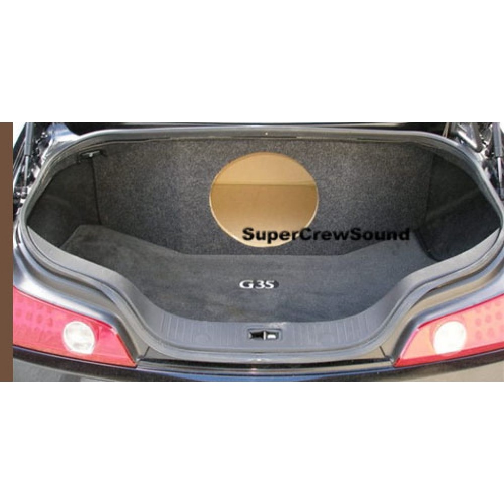 Infiniti G35 Coupe Single 12" Subwoofer Enclosure 2003 & up