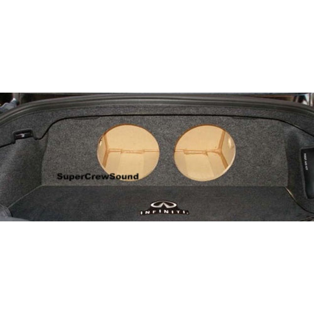Infiniti G37 Coupe Dual (Single) Subwoofer Enclosure