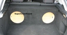 Mazda 3 Hatchback Dual Subwoofer Enclosure 